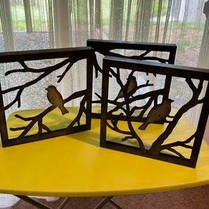 Decorative Metal Bird Wall Hangings